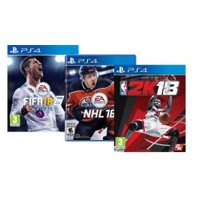 Игра Sport Bundle FIFA 18 + NBA 2K 18 + NHL 18