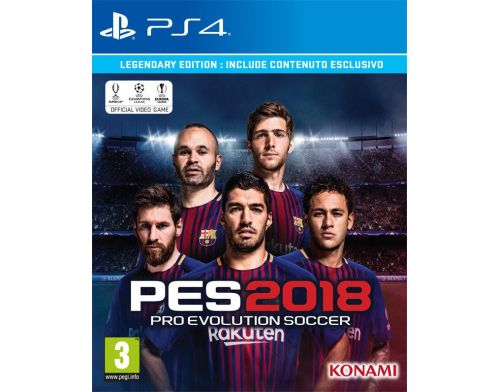 Фото №1 - Pro Evolution Soccer 2018 Legendary Edition PS4