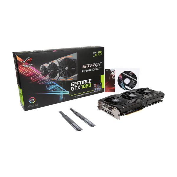 Відеокарта Asus GeForce GTX 1060 6GB Gaming Strix фото №3