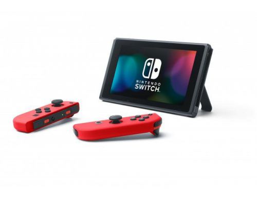 Фото №4 - Nintendo Switch Neon Red Обновленная версия + Игра Mario Odyssey (Гарантия 18 месяцев)