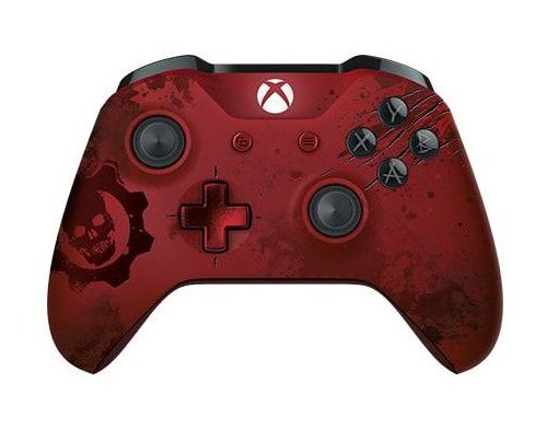 Фото №1 - Xbox ONE S Wireless Controller Gears of War 4 Crimson Omen Limited Edition (Б.У)