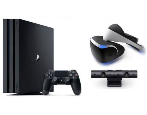 Фото №1 - Sony PlayStation 4 PRO 1 Tb + Sony Playstation VR + Камера (Гарантия 18 месяцев)