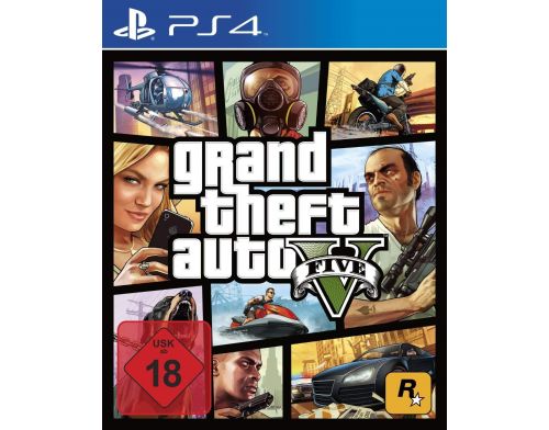 Фото №1 - Grand Theft Auto V (GTA 5) PS4 русские субтитры (б/у)