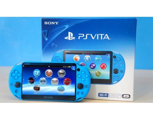Фото №2 - Sony PS Vita Slim Wi-Fi Aqua Blue + USB кабель