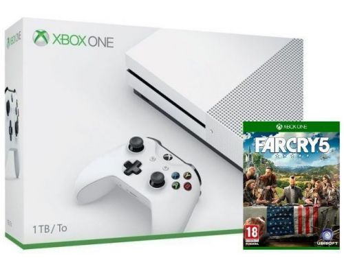 Фото №1 - Xbox ONE S 1TB + Игра Far Cry 5 (Гарантия 18 месяцев)