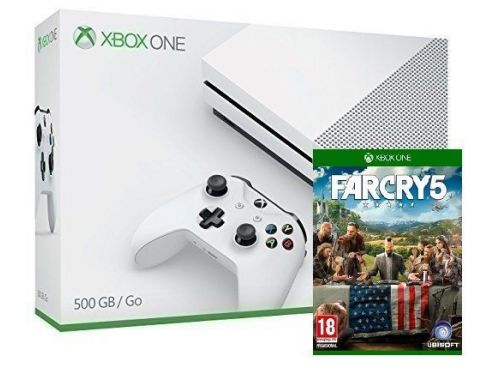 Фото №1 - Xbox ONE S 500GB + Игра Far Cry 5 (Гарантия 18 месяцев)