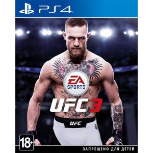 Игра UFC 3 PS4 русские субтитры (б/у)