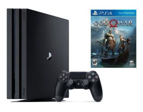 Фото №1 - Sony PlayStation 4 PRO 1 Tb + Игра God Of War 4 (Гарантия 18 месяцев)