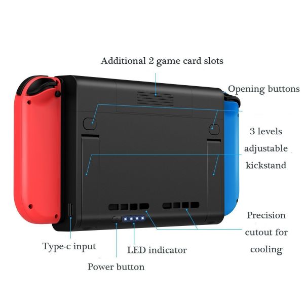 Зарядное Nintendo Switch Antank Battery Case фото №4