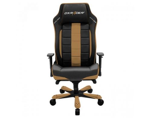 Фото №1 - Кресло для геймеров DXRACER CLASSIC OH/СЕ120/NC (чёрное/коричневые вставки)Vinil кожа, Al основа