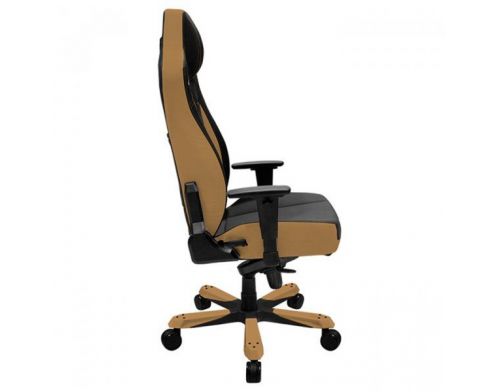 Фото №3 - Кресло для геймеров DXRACER CLASSIC OH/СЕ120/NC (чёрное/коричневые вставки)Vinil кожа, Al основа