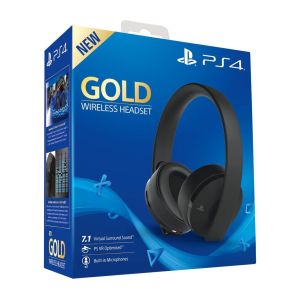 Навушники Sony GOLD PS4 Wireless Headset - Black