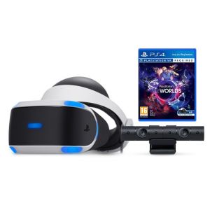 Очки виртуальной реальности Playstation VR + Камера + VR Worlds + переходник для PS5