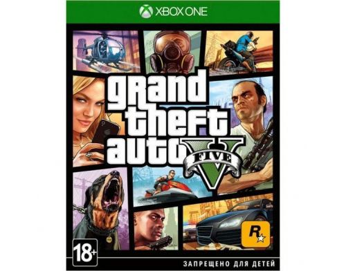 Фото №1 - Grand Theft Auto V (GTA 5) Xbox ONE рус. субтитры (Б/У)