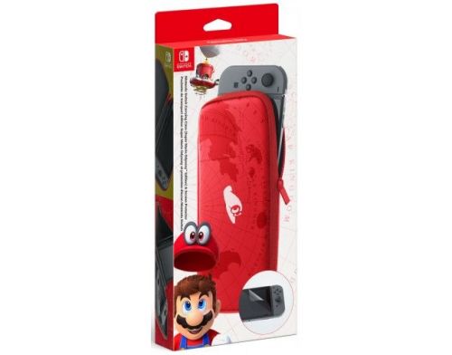 Фото №1 - Чехол + защитная пленка Carrying Case для Nintendo Switch (Super Mario Odyssey)
