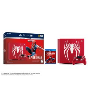 Sony PlayStation 4 Pro 1TB Limited Edition Marvel's Spider-Man Console Bundle - Amazing Red (Гарантия 18 месяцев)
