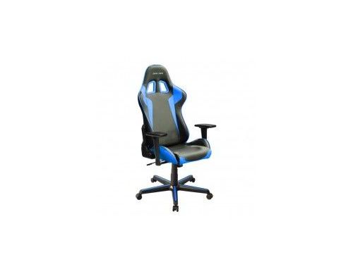 Фото №1 - Кресло для геймеров DXRACER FORMULA OH/FH00/NB (чёрное/синие вставки) Vinil/PU кожа, метал основа