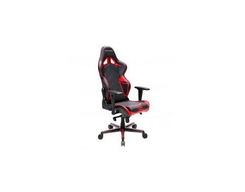 Фото №1 - Кресло для геймеров DXRACER RACING OH/RV131/NR (чёрное/красные вставки) PU кожа, пластик. основа