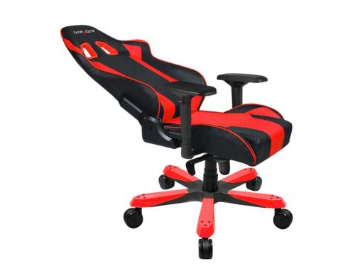Фото №3 - Кресло для геймеров DXRACER KING OH/KS00/NR (чёрное/красные вставки) PU кожа, Al основа