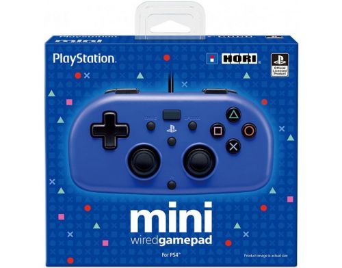 Фото №2 - Hori Wired Mini Gamepad PS4 Blue