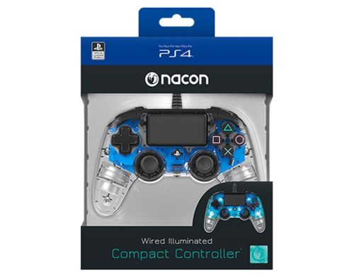 Фото №3 - NACON Wired Illuminated Compact Controller PS4 Blue
