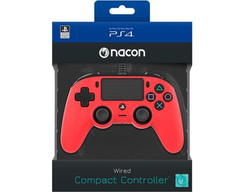 Фото №3 - NACON Wired Compact Controller PS4 Red