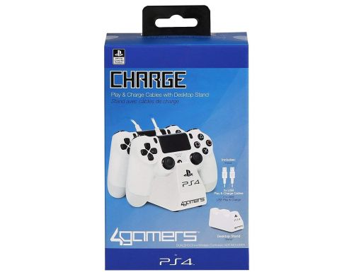 Фото №3 - Dual Charge & Stand White PS4