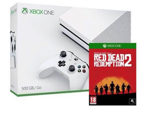 Фото №1 - Xbox ONE S 500GB + Red Dead Redemption 2 (Гарантия 18 месяцев)
