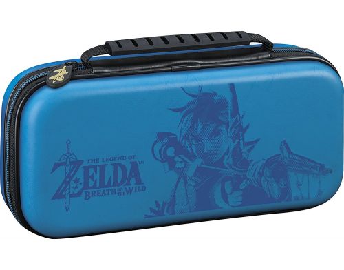 Фото №2 - Чехол Deluxe Travel Case Zelda Breath of the Wild Blue для Nintendo Switch Officially Licensed by Nintendo
