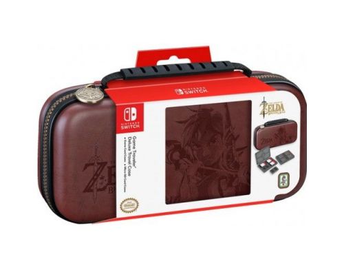 Фото №2 - Чехол Deluxe Travel Case Zelda Breath of the Wild Brown для Nintendo Switch Officially Licensed by Nintendo