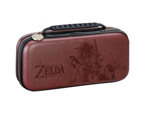 Фото №1 - Чехол Deluxe Travel Case Zelda Breath of the Wild Brown для Nintendo Switch Officially Licensed by Nintendo