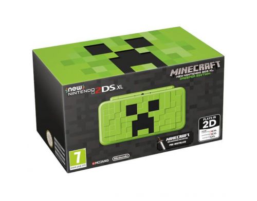 Фото №1 - New Nintendo 2DS XL Minecraft - Creeper Edition