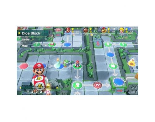 Фото №4 - Nintendo Switch Neon blue/red - Обновлённая версия + Super Mario Party Joy-Con Bundle (Гарантия 18 месяцев)