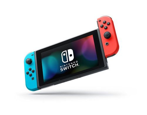 Фото №2 - Nintendo Switch Neon blue/red - Обновлённая версия + игра Super Smash Bros. Ultimate (Гарантия 18 месяцев)