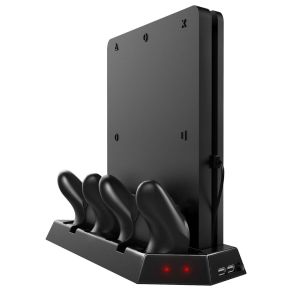 Подставка Kootek Vertical Stand Cooling Fan for PS4 Slim