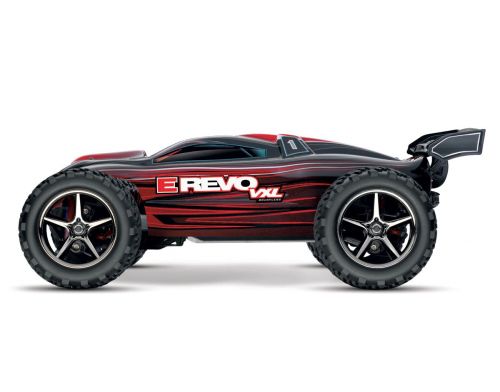 Фото №2 - Автомобиль Traxxas E-Revo VXL Brushless Monster 1:16 RTR 328 мм 4WD TSM 2,4 ГГц (71076-3 Red)