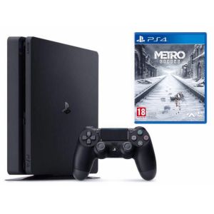Sony PlayStation 4 SLIM 1 Tb + Игра METRO Exodus (Гарантия 18 месяцев)