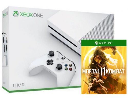 Фото №1 - Xbox ONE S 1 TB + Игра Mortal Kombat 11 (Гарантия 18 месяцев)