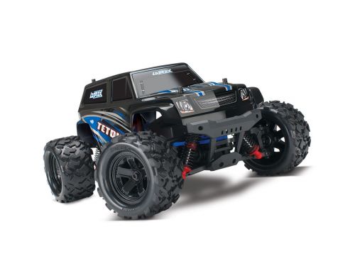 Фото №1 - Автомобиль Traxxas LaTrax Teton Monster 1:18 RTR 258 мм 4WD 2,4 ГГц (76054-5 Blue)
