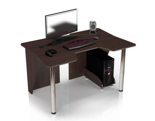 Фото №2 - Геймерский игровой стол ZEUS™ IGROK-3, венге/венге