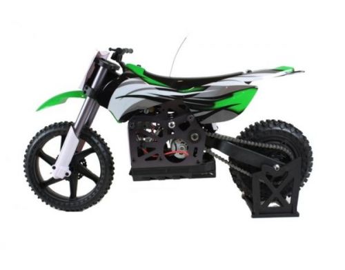 Фото №2 - Мотоцикл 1:4 Himoto Burstout MX400 Brushed (зеленый)
