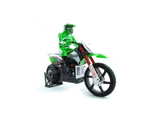 Фото №1 - Мотоцикл 1:4 Himoto Burstout MX400 Brushed (зеленый)