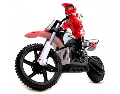 Фото №1 - Мотоцикл 1:4 Himoto Burstout MX400 Brushed (красный)