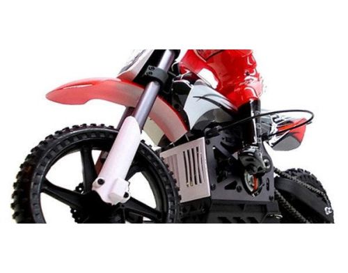 Фото №2 - Мотоцикл 1:4 Himoto Burstout MX400 Brushed (красный)