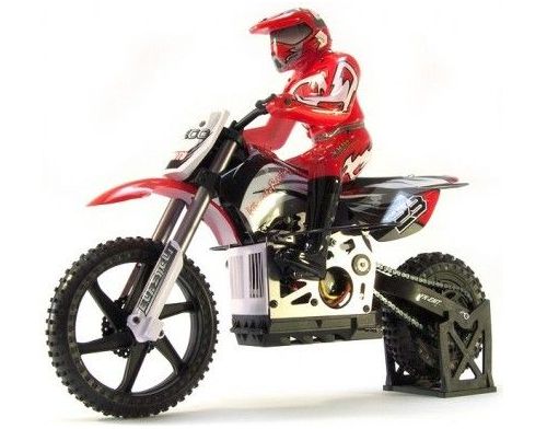 Фото №4 - Мотоцикл 1:4 Himoto Burstout MX400 Brushed (красный)