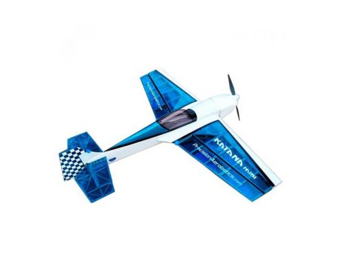 Фото №1 - Самолёт р/у Precision Aerobatics Katana Mini 1020мм KIT (синий)