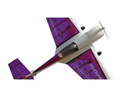 Фото №2 - Самолёт р/у Precision Aerobatics Katana Mini 1020мм KIT (фиолетовый)