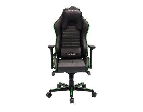 Фото №3 - Кресло для геймеров DXRACER DRIFTING OH/DJ133/NE (чёрное/зеленые встаки) Vinil кожа, Al основа