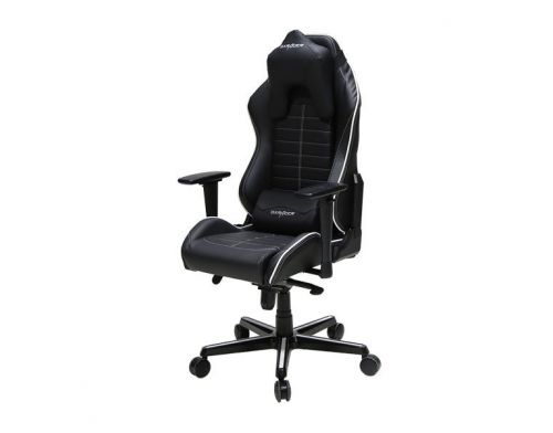 Фото №1 - Кресло для геймеров DXRACER DRIFTING OH/DJ133/NW (чёрное/белые вставки) Vinil кожа, Al основа