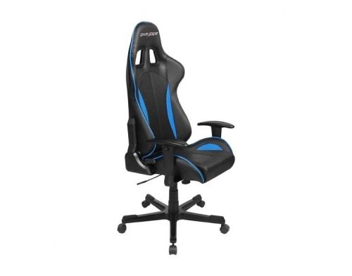 Фото №2 - Кресло для геймеров DXRACER FORMULA OH/FE57/NB (чёрное/синие вставки) Vinil/PU кожа, метал основа